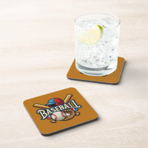 Klassieke Baseball Essentials / Stijlvolle Retro L Bier Onderzetter