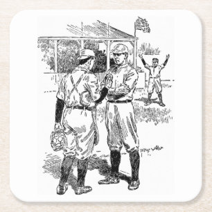 Klassieke Baseball Onderzetter set