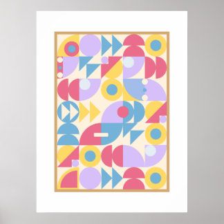 Klassieke bauhaus-poster kunst muur poster