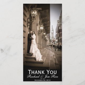 Klassieke bedankkaart