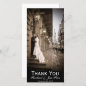 Klassieke bedankkaart (Voorkant / Achterkant)