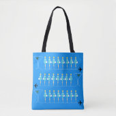Klassieke, begeleidende All-Over Print Canvas tas  (Voorkant)