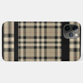 Klassieke Beige en Zwart geruite iPhone / iPad hoe Case-Mate iPhone Case (Achterkant (horizontaal))