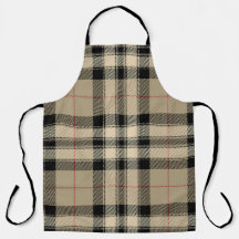 Klassieke beige + zwart geplakt