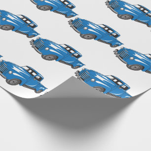 Klassieke bestelwagen cadeaupapier