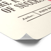 Klassieke bibliotheekquote van Piotr Kowalczyk Poster (Hoek)