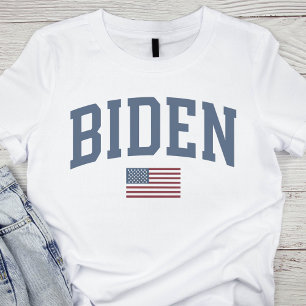 Klassieke Biden 2024 Amerikaanse vlag T-shirt