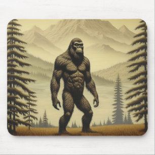 Klassieke Bigfoot in de Bergen en Dennen Muismat