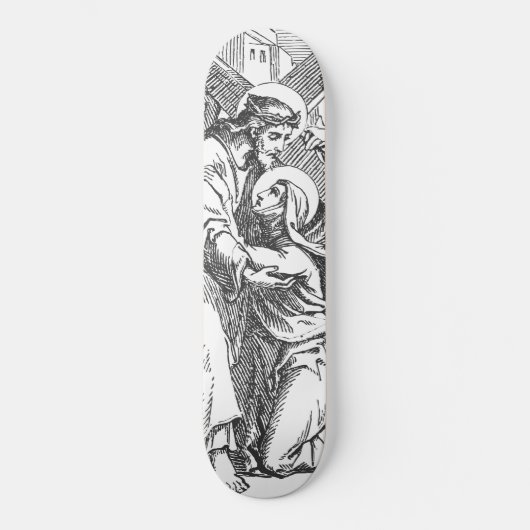 Klassieke bijbelse kunst skateboard (Voorkant)