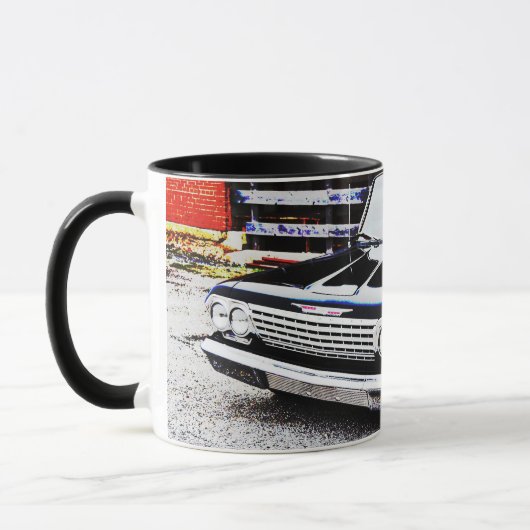 Klassieke  Black Impala Car Art Mok Cup (Links)