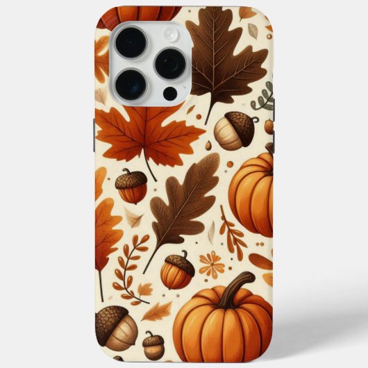 klassieke bladeren/pompoenen/eikels Herfst Case-Mate iPhone Case (Achterkant)