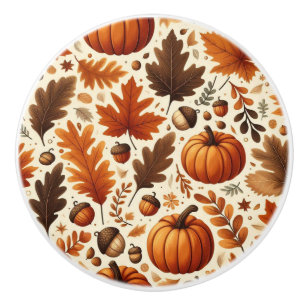 klassieke bladeren/pompoenen/eikels Herfst Keramische Knop