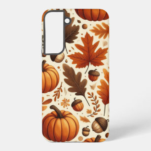 klassieke bladeren/pompoenen/eikels Herfst Samsung Galaxy Hoesje