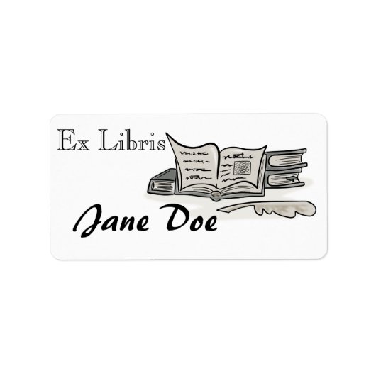 Klassieke bladplaat etiket (Voorkant)