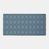 Klassieke Blauwe Argyle Desk Mat Gift (Voorkant)