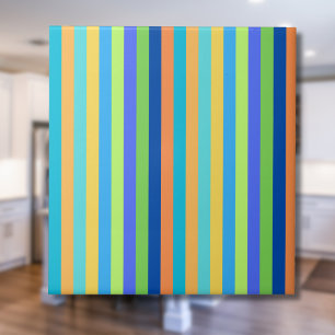  Klassieke blauwe en Oranje regenboogstrips Tegeltje