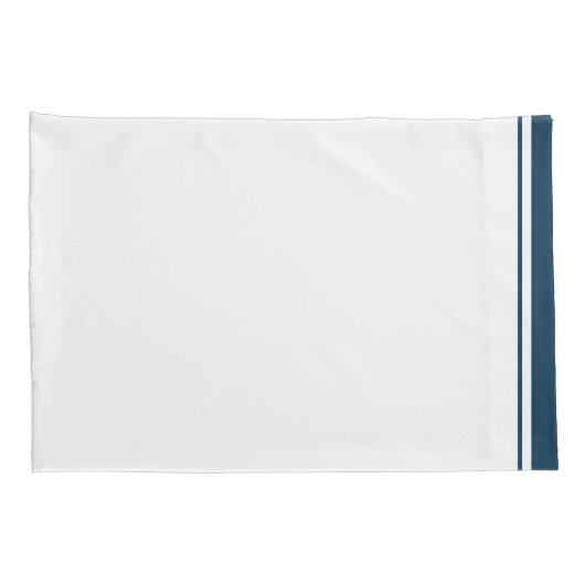 Klassieke blauwe grens geprogrammeerd kussensloop (Achterkant-Rechts)