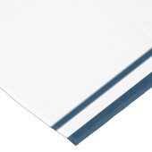 Klassieke blauwe rand monogram tafelkleed (Gekanteld)