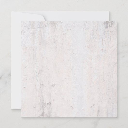 Klassieke Bloemen Bruiloft Uitnodiging (Achterkant)