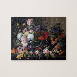 Klassieke  bloemen Vase Art Painting Legpuzzel