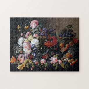 Klassieke  bloemen Vase Art Painting Legpuzzel
