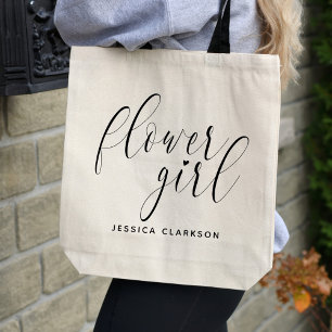 Klassieke bloemenmeisjes boodschappentas tote bag