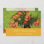 Klassieke bloemige hoogwaardige kunst verjaardagsu kaart (Voorkant / Achterkant)