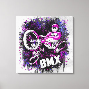 Klassieke Bmx Bike - Bmx Freestyle Bmx Canvas Afdruk