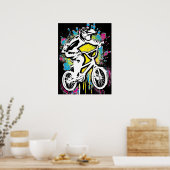 Klassieke Bmx Bike - Bmx Freestyle Bmx Poster Afdr (Keuken)