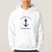 Klassieke Boat Anchor Captains Hoodie (Voorkant)