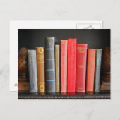Klassieke Boeken op een Shelf Briefkaart (Voorkant / Achterkant)