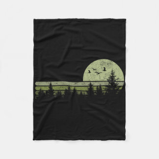 Klassieke bos natuur bomen wandelen buiten natuurl fleece deken