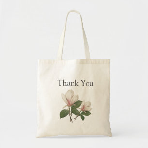 Klassieke botanische kunst magnolia bloemen dank j tote bag