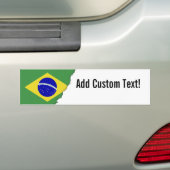 Klassieke Braziliaanse vlag Bumpersticker (Op auto)