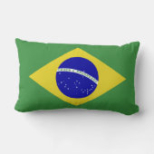 Klassieke Braziliaanse vlag Kussen (Achterkant)