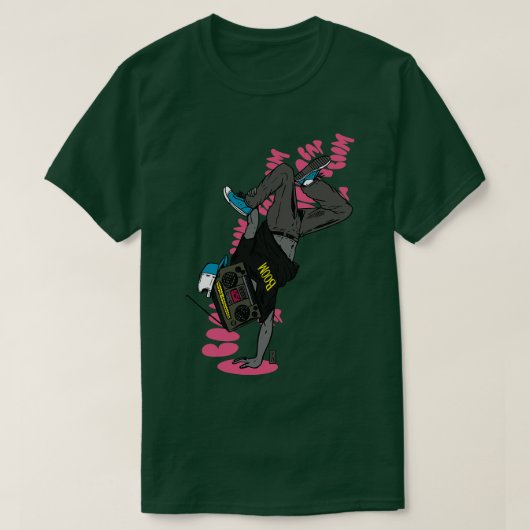 Klassieke Breaker Boom T-shirt (Design voorkant)