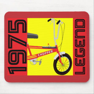 Klassieke Britse iconische fiets uit de jaren zeve Muismat
