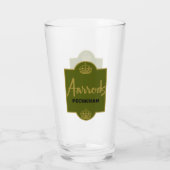 Klassieke Britse Novelty Gift Glas (Achterkant)