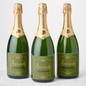 Klassieke Britse Novelty Gift Sparkling Wijnetiket (Flessen)