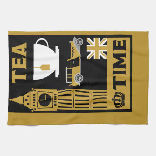 Klassieke Britse thea Drinkers Theedoek