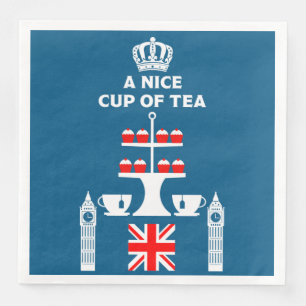 Klassieke Britse Theedrinkers Servet