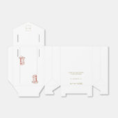 klassieke bruiloft bedankdoosjes (Uitgevouwen)