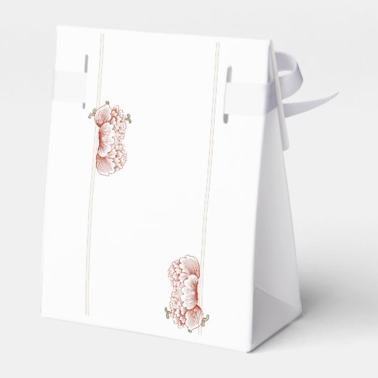 klassieke bruiloft bedankdoosjes (Achterkant)