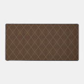 Klassieke Bruine Argyle Desk Mat Gift (Voorkant)