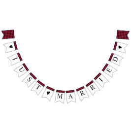 Klassieke buffelplaat zwart-wit rood vlaggetjes