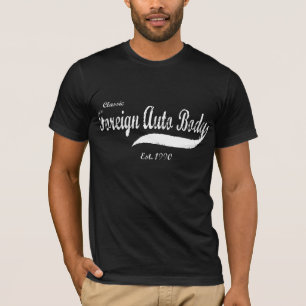 Klassieke buitenlandse auto t-shirt