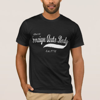 Klassieke buitenlandse auto t-shirt