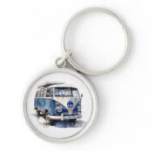 Klassieke bus in Delfts Blauw aanpasbaar