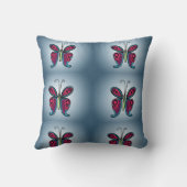 Klassieke Butterfly-Sticker Kussen (Achterkant)