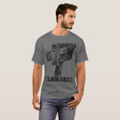 Klassieke camera camera camera camera filmmaker -  t-shirt (Voorkant volledig)